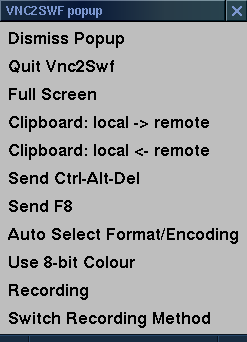 vnc2swf f8 menu graphic