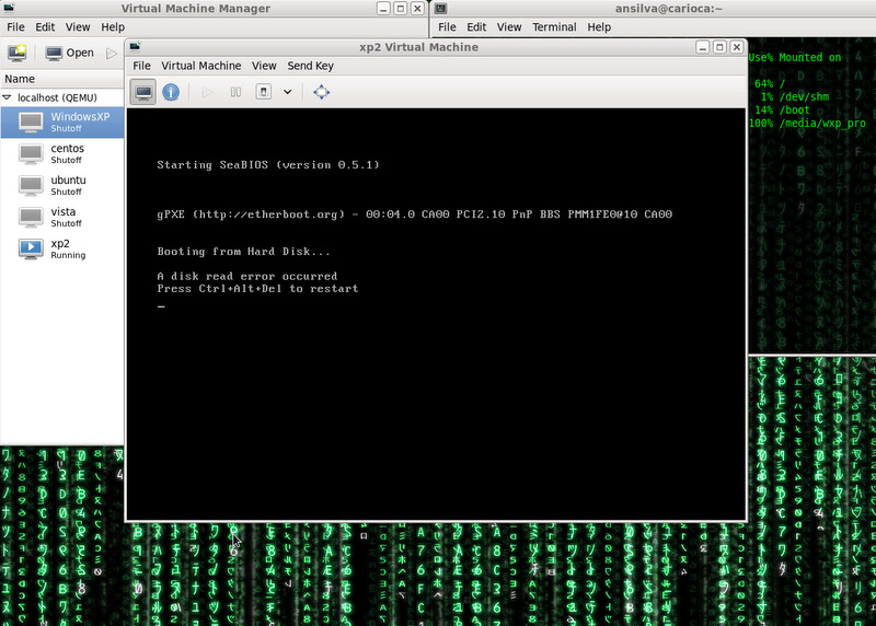 Screenshot - A disk read error occurred