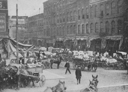 Market Scene. Chicago.