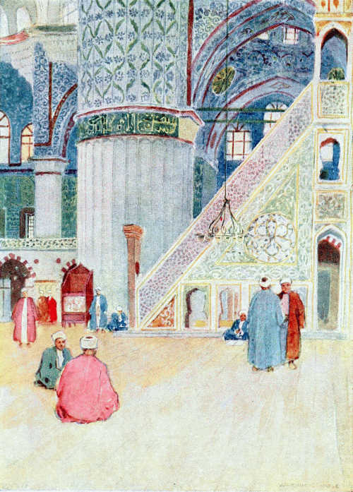 INTERIOR OF THE MOSQUE OF SULTAN
AHMED I.