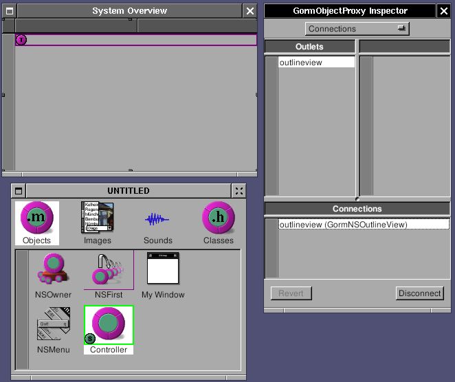 Connect outlet to NSOutlineView