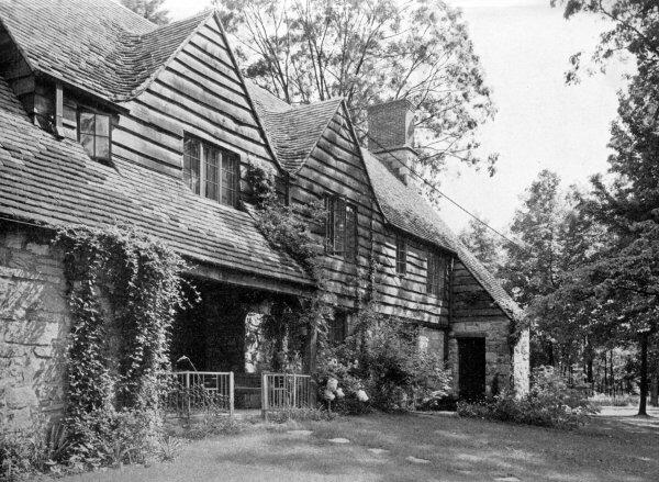 ENTIRELY NEW, BUT WITH ALL THE CHARM OF AN OLD HOUSE

Robertson Ward, architect. Photo by Samuel H. Gottscho