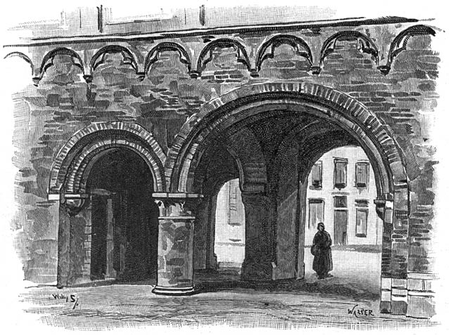 Noordelijke poort der Abdij te Middelburg.