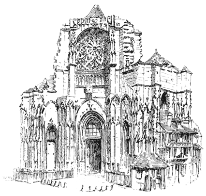 WEST FRONT OF ST. OUEN