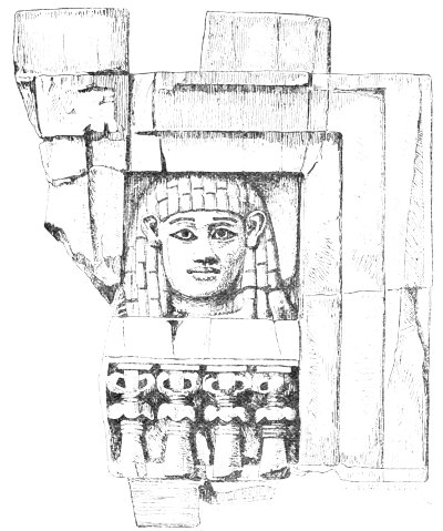 Fig. 129.—Ivory tablet in the British Museum. Drawn by
Saint-Elme Gautier.