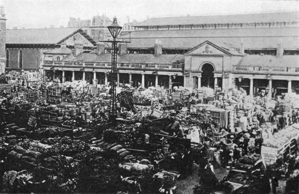 COVENT GARDEN MARKET

The Morning Rush of Farm and Garden Produce for London Consumers.