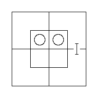 Diagram representing x m does not exist and y prime m prime does exist