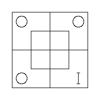 Diagram representing all m prime are x prime and y m prime does not exist