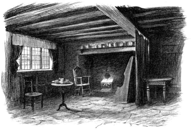 ANNE HATHAWAY'S COTTAGE—INTERIOR