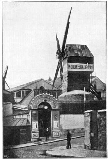 ENTRANCE TO THE MOULIN DE LA GALETTE.