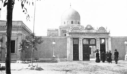 ENTERED THE FAMILY BURIAL MOSQUE OF MOHAMMED ALI.