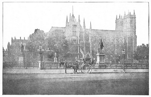 WESTMINSTER ABBEY FROM THE NORTH.