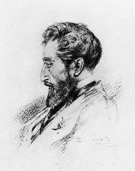 FIRST LORD LYTTON (BULWER LYTTON). Drawn from life.
1869.